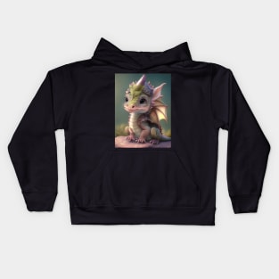 Adorable baby dragon Kids Hoodie